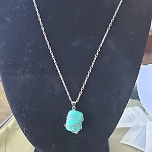 Amazonite Pendant Necklace